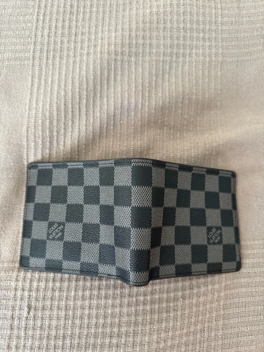 Louis Vuitton Damier Graphite Canvas Wallet - Black & Grey Checker